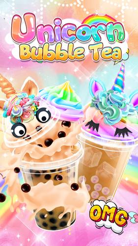Unicorn Bubble Tea - Icy Drink Captura de tela 0