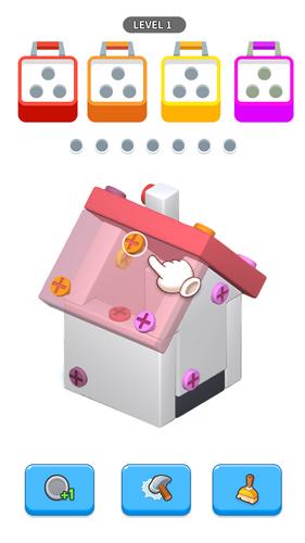 Screw Away: 3D Pin Puzzle Capture d'écran 0