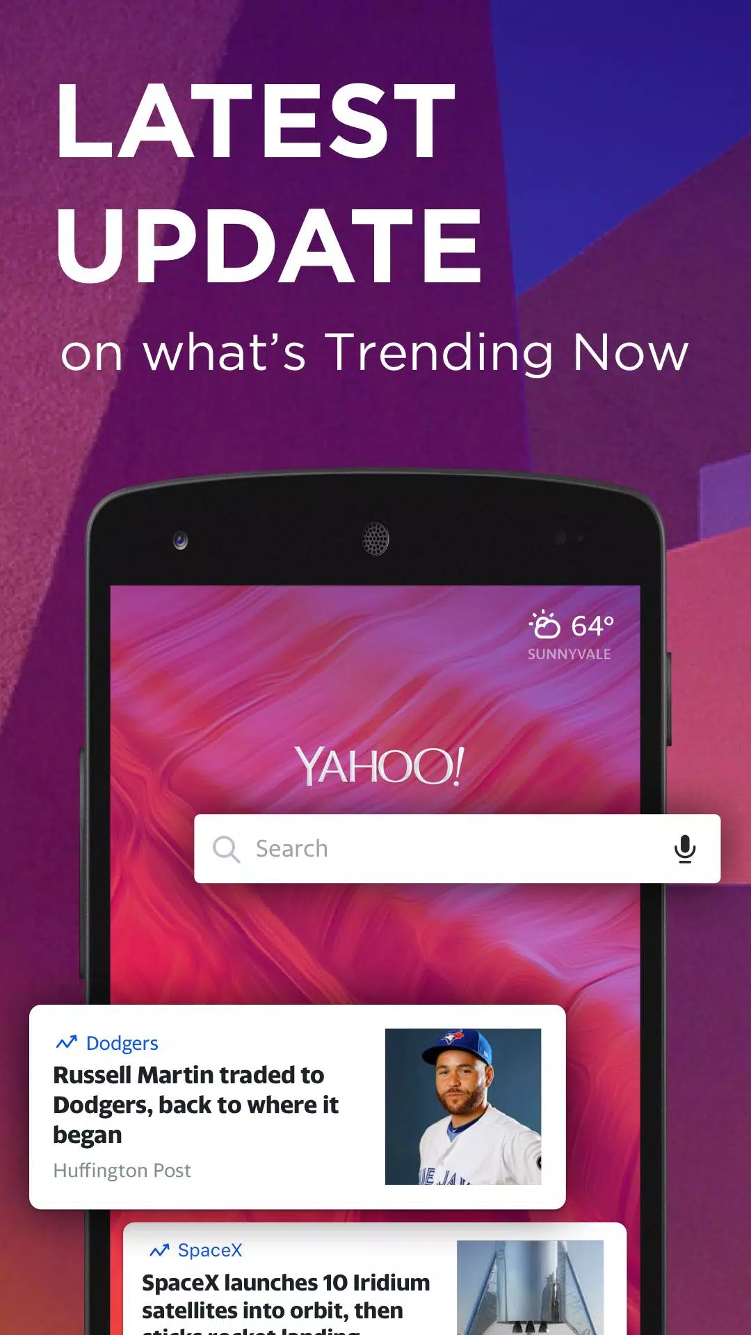 Yahoo Search Schermafbeelding 2
