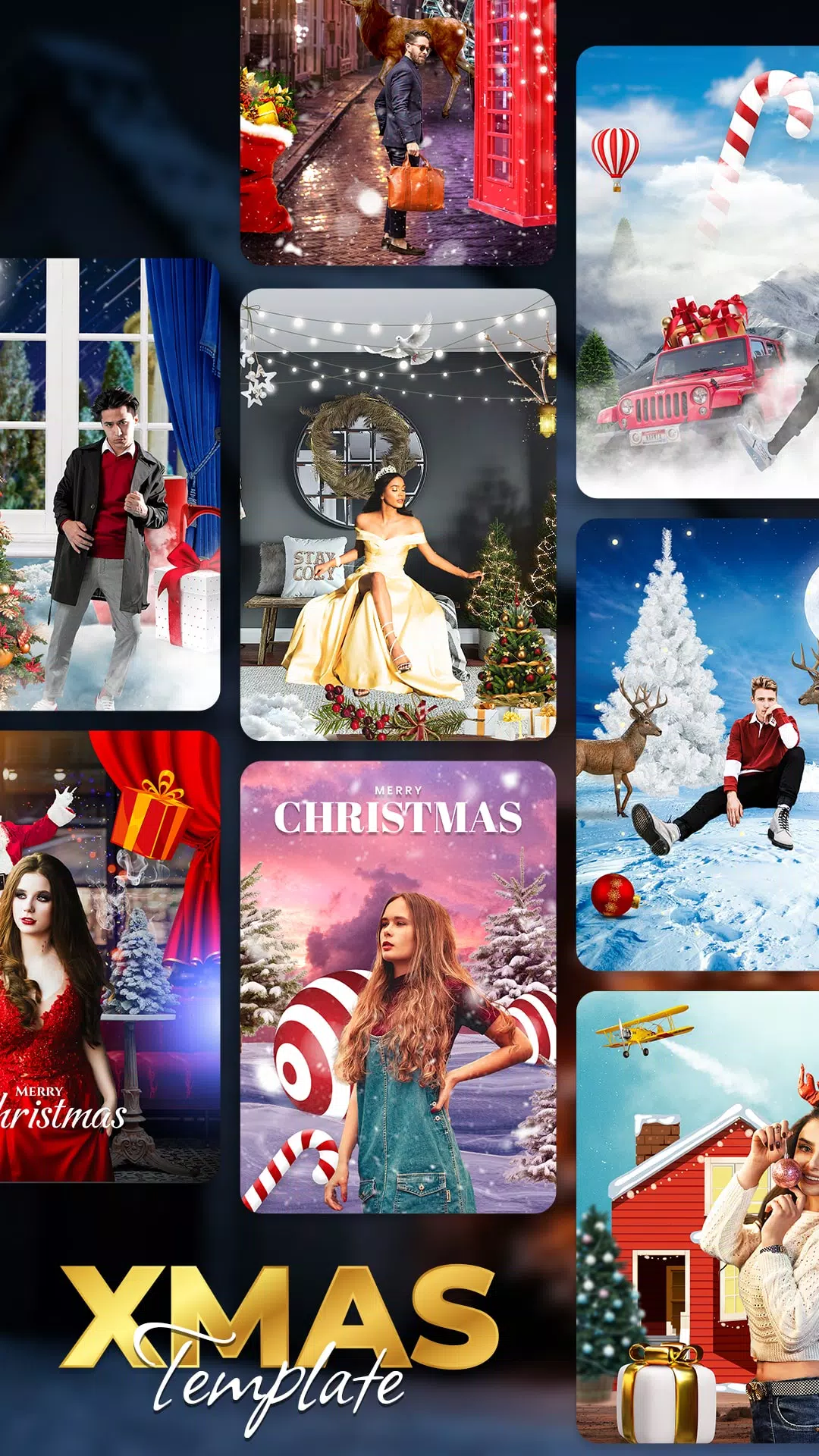 Christmas Photo Frames, Editor應用截圖第2張