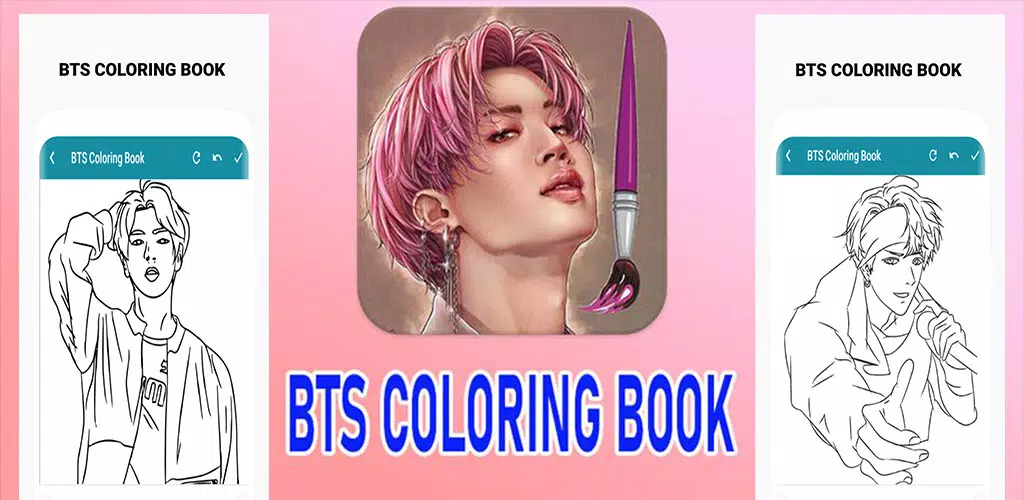 BTS Coloring Book Capture d'écran 0