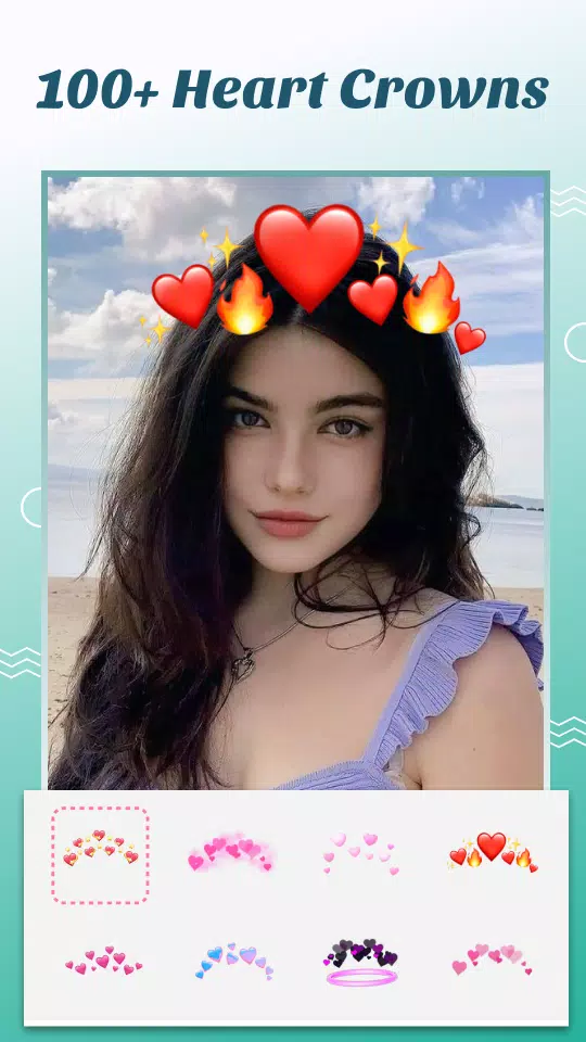 Crown Heart Photo Editor