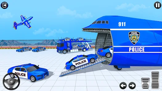 Police Multi Level Formula Car Parking Games स्क्रीनशॉट 1