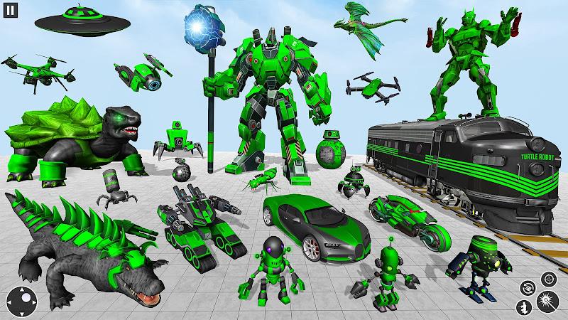 Turtle Robot Car Game 3d ဖန်သားပြင်ဓာတ်ပုံ 2