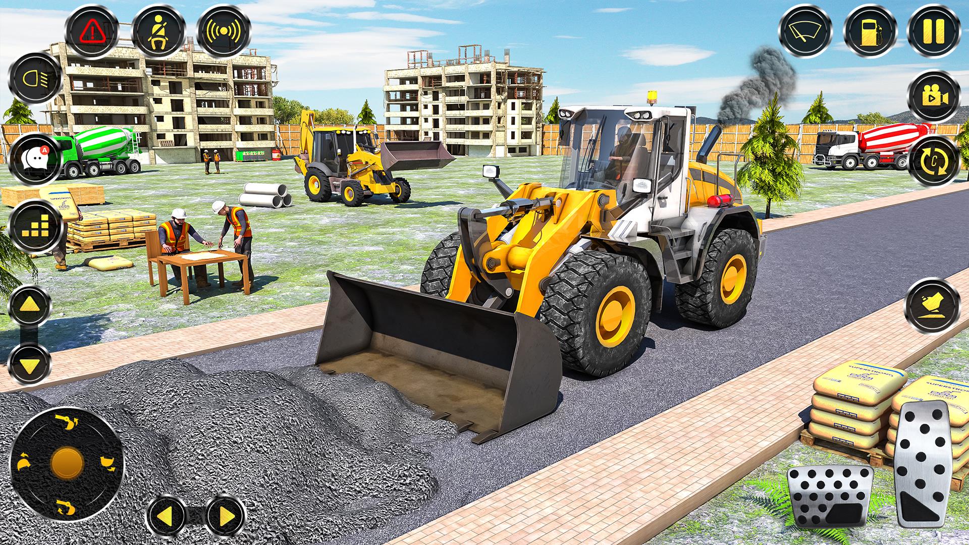 City Construction JCB Game 3D Tangkapan skrin 3