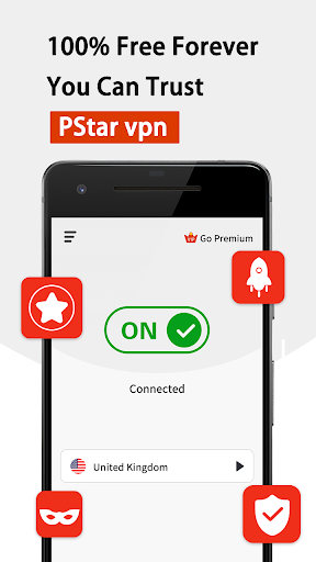 PStar VPN - Unlimited Fast Proxy Captura de tela 0