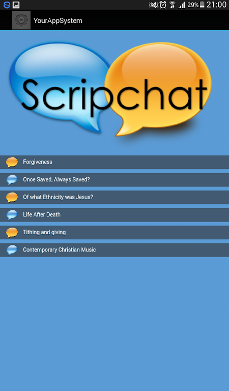 Scripchat Captura de pantalla 1