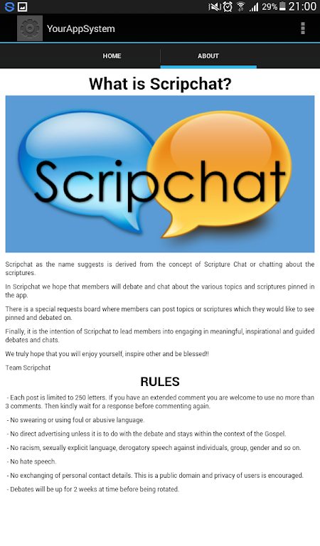 Scripchat Captura de pantalla 3