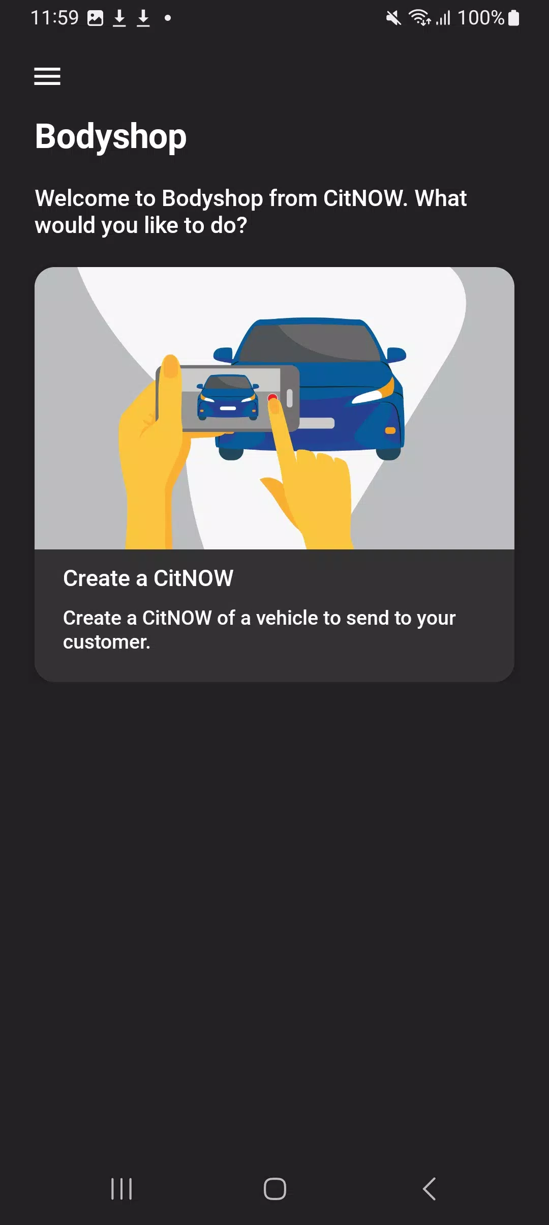 CitNOW Bodyshop Screenshot 1