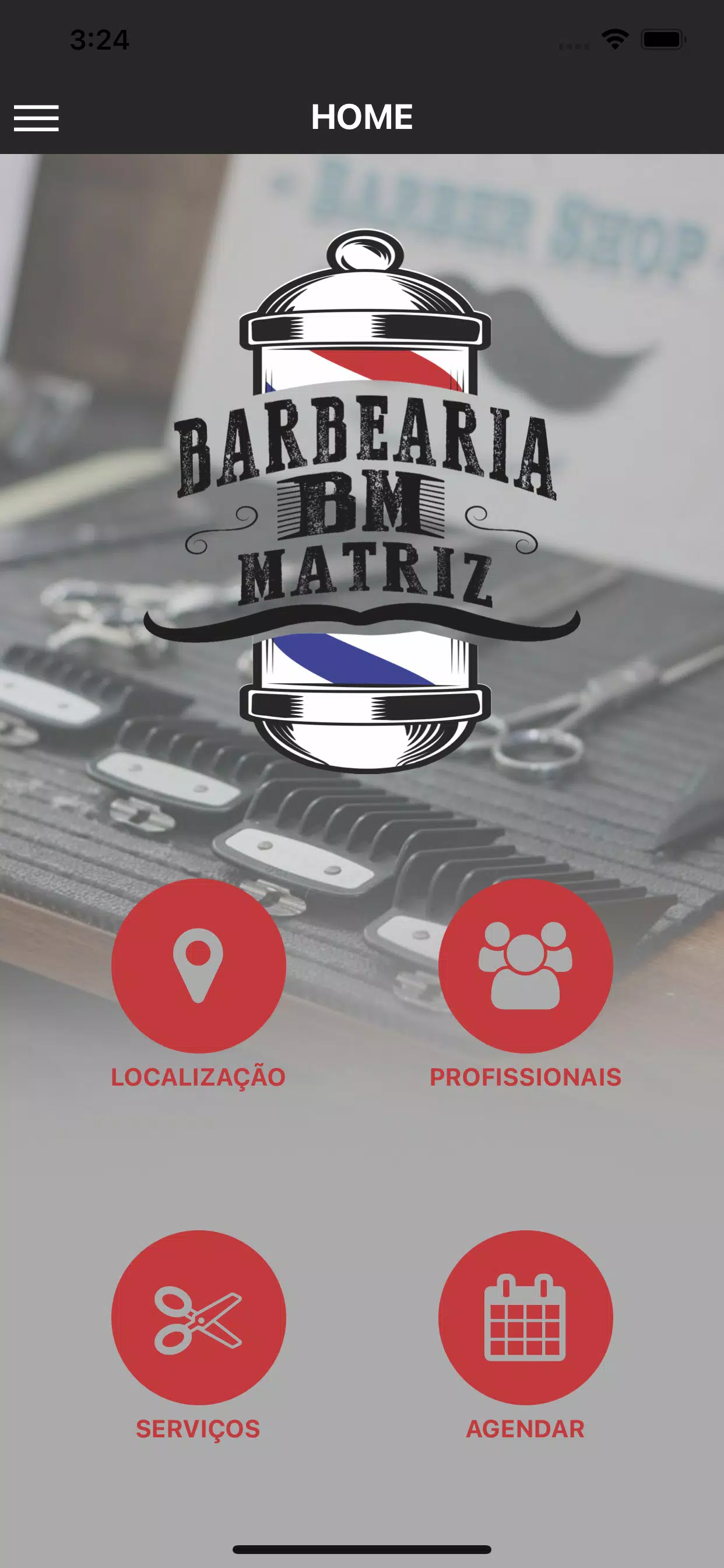 Barbearia Matriz Tangkapan skrin 0