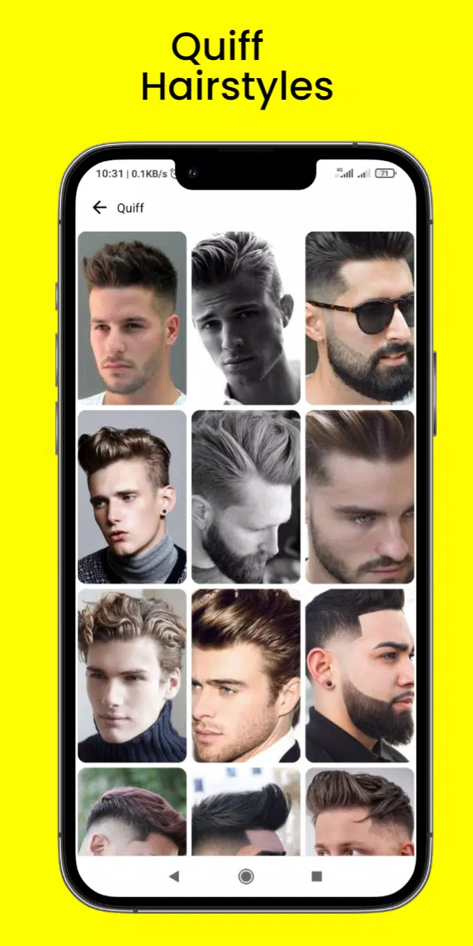 Mens Latest Hairstyles 2023 Captura de pantalla 1