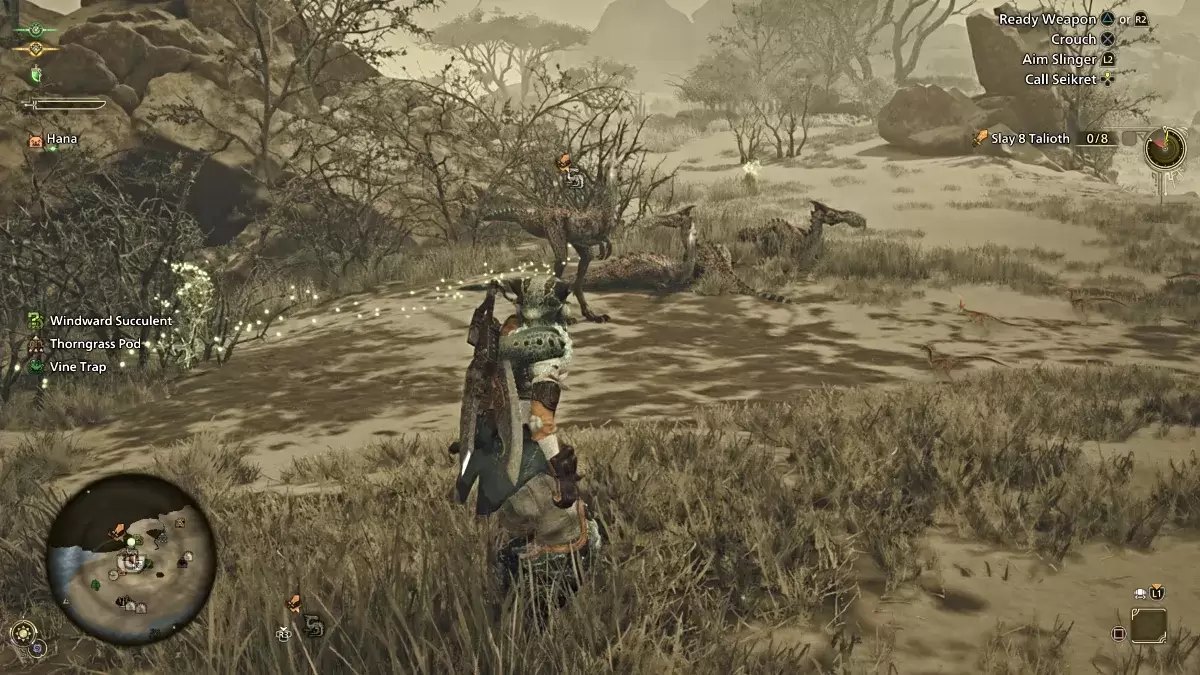 Group of Talioth monsters in Monster Hunter Wilds
