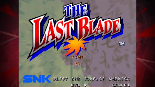 THE LAST BLADE ACA NEOGEO Captura de pantalla 0