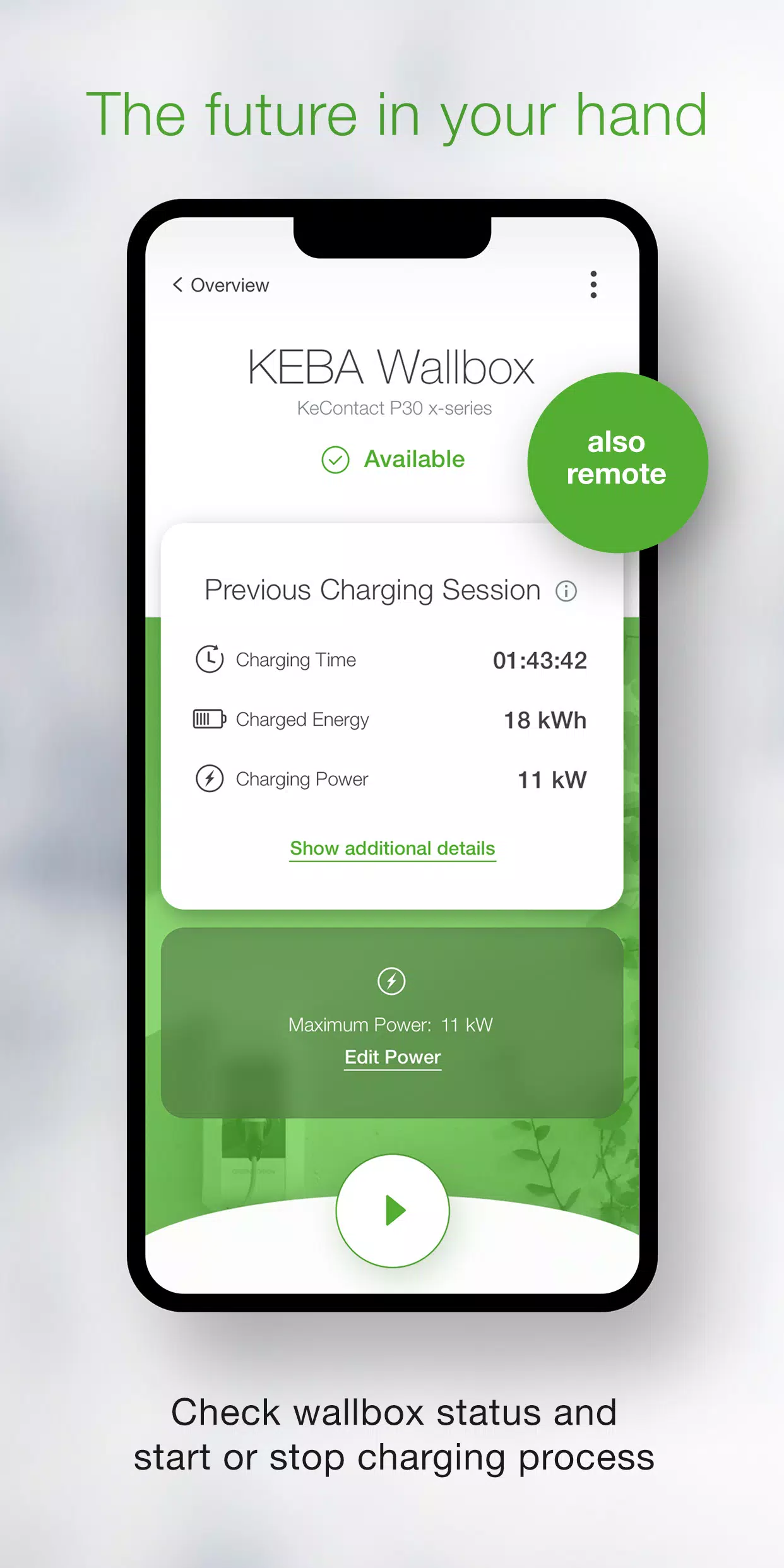 KEBA eMobility App Tangkapan skrin 0