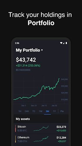 Hodler – Crypto Portfolio 스크린샷 1