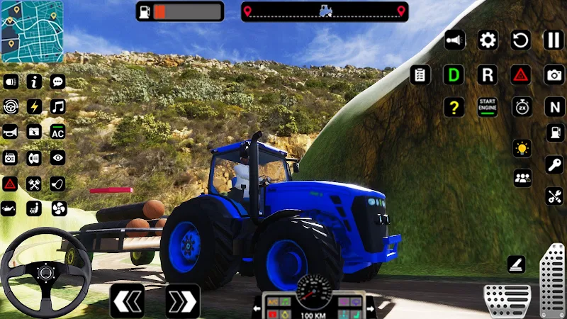 Tractor Trolly Driving Games