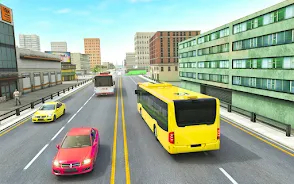 Bus Driving Sim- 3D Bus Games Captura de tela 3