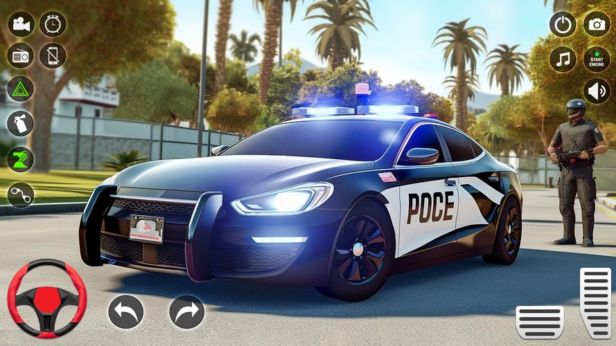 Cop Car Parking: Driving Games 스크린샷 2