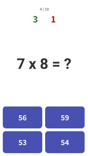 Times Table  - Learn Math スクリーンショット 2