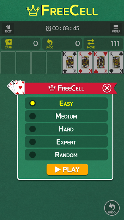 FreeCell - Classic Card Game应用截图第1张