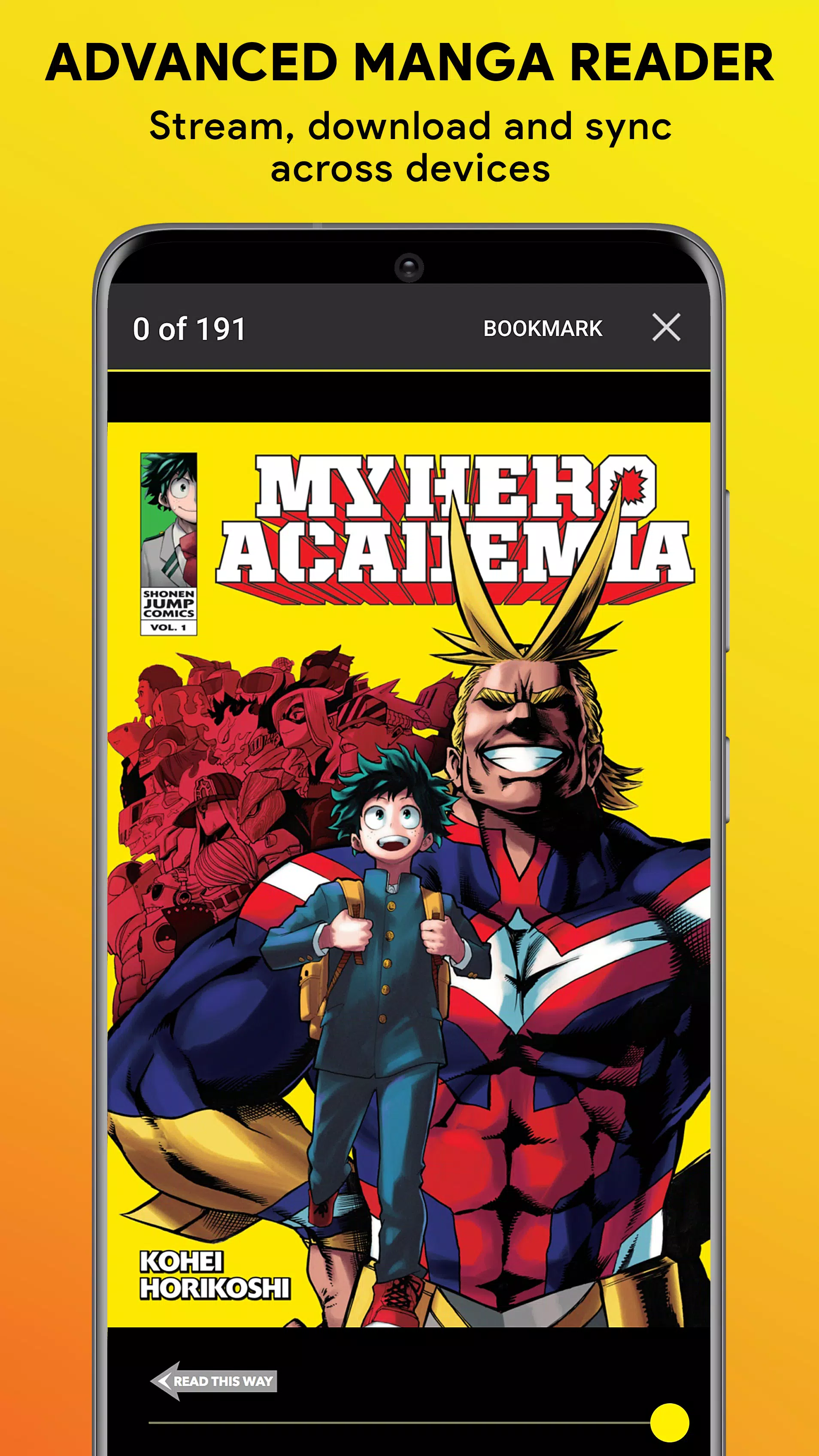 Schermata Shonen Jump 1