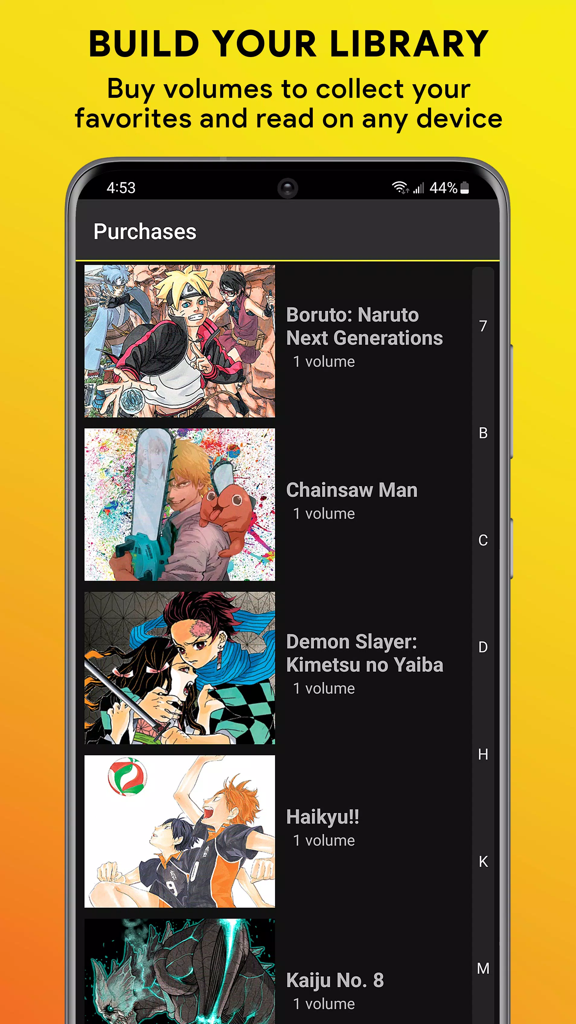 Schermata Shonen Jump 3