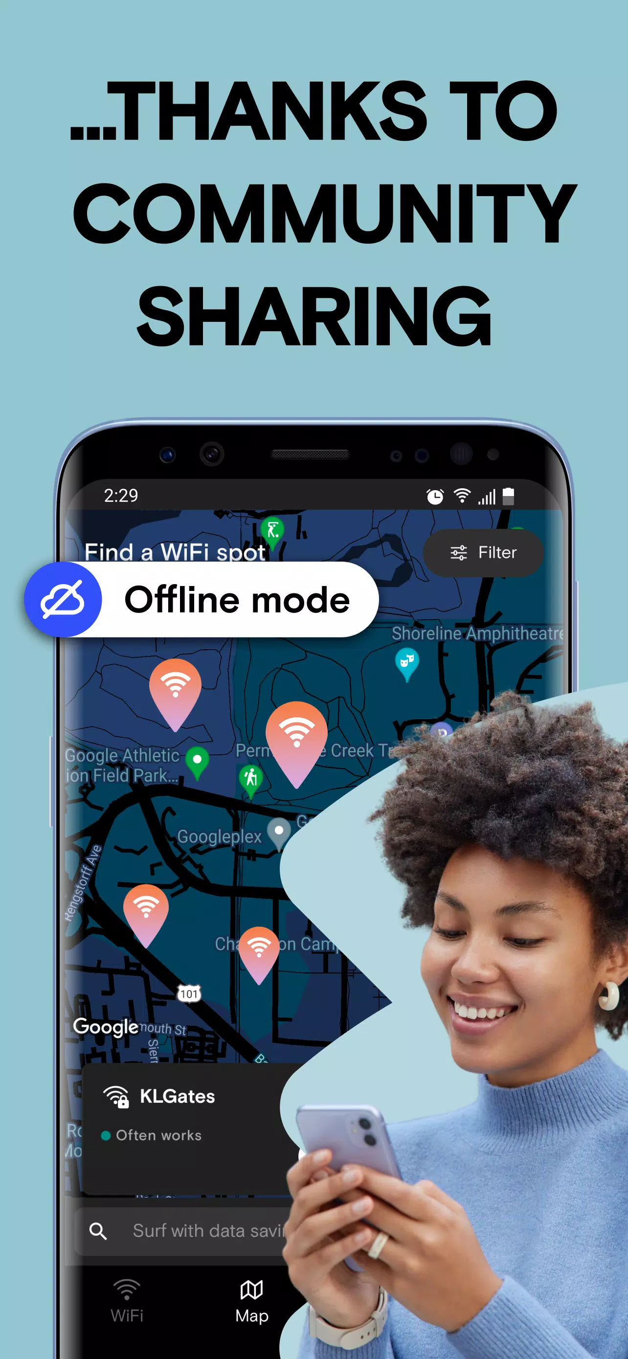 Instabridge: WiFi Map應用截圖第3張