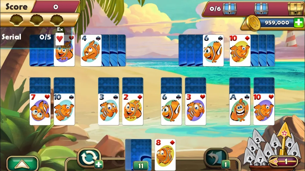 Seagirt Solitaire Screenshot 3