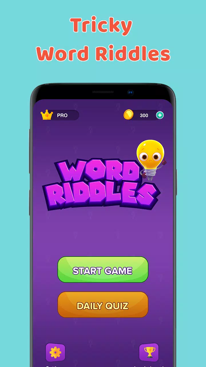 Riddle Trivia- Word Games Ảnh chụp màn hình 0