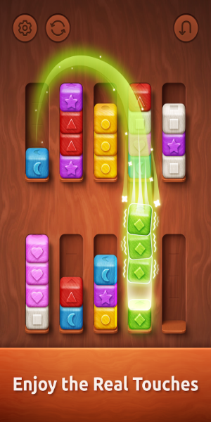 Colorwood Sort Puzzle Game Mod ภาพหน้าจอ 1