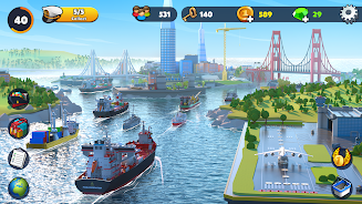 Port City: Ship Tycoon 2023 Captura de pantalla 3