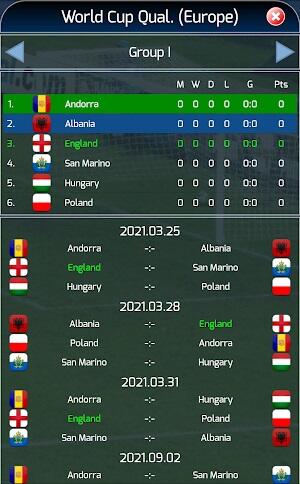 True Football National Manager Captura de pantalla 2