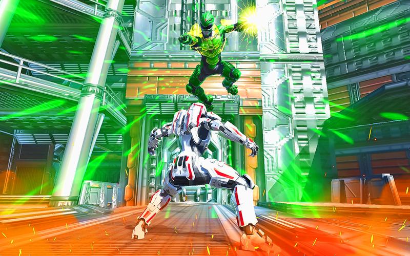 Hero Dino Robot Warrior Battle Скриншот 1