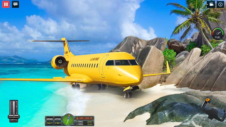 Airbus Simulator Airplane Game Ảnh chụp màn hình 3