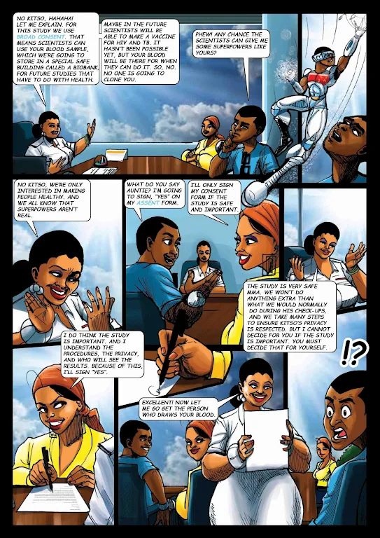 Botswana Baylor Comic Book Setswana Capture d'écran 1