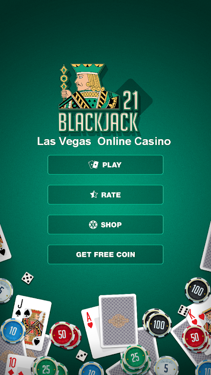 BlackJack 21: Las Vegas  Online Casino Game Ảnh chụp màn hình 0