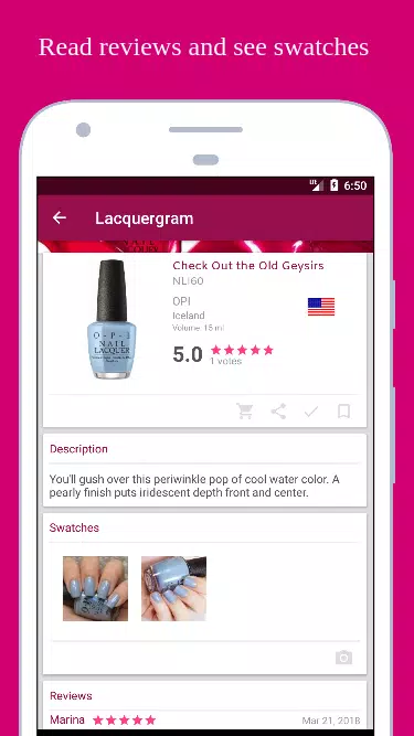 Lacquergram: for Nail Polish L स्क्रीनशॉट 1