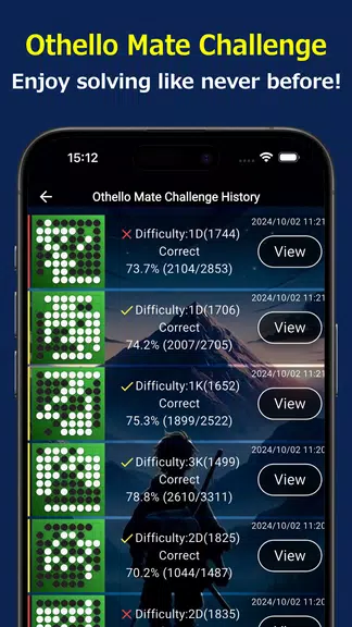 Othello Quest - Online Othello Ảnh chụp màn hình 3