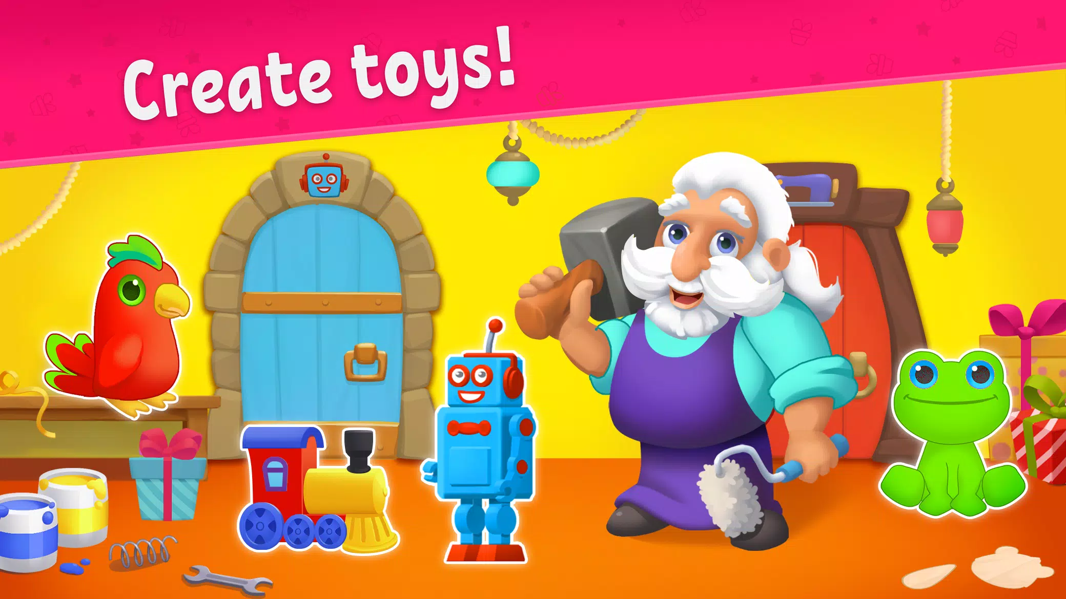 Toy maker, factory: kids games Capture d'écran 0