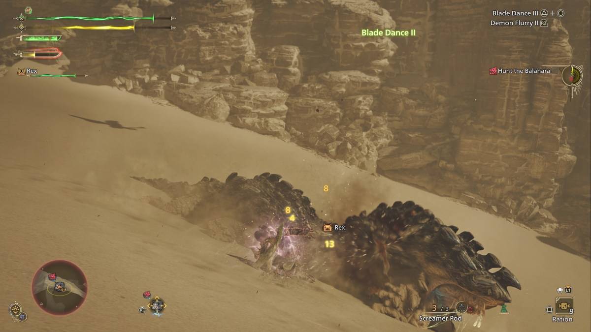 Hunter wielding dual blades against monster