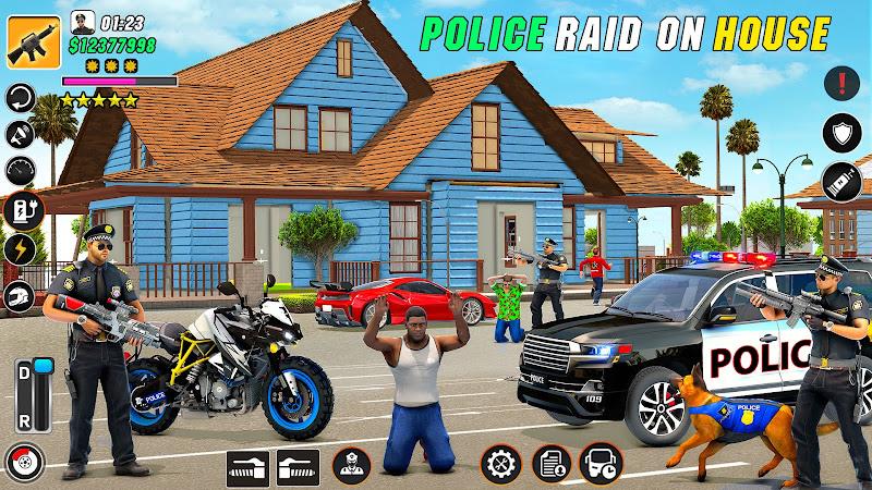 Police Motor Bike Crime Chase スクリーンショット 0