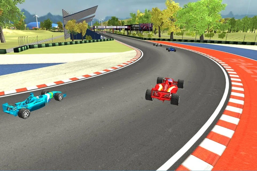 Real Fast Formula Racing 3D Tangkapan skrin 2