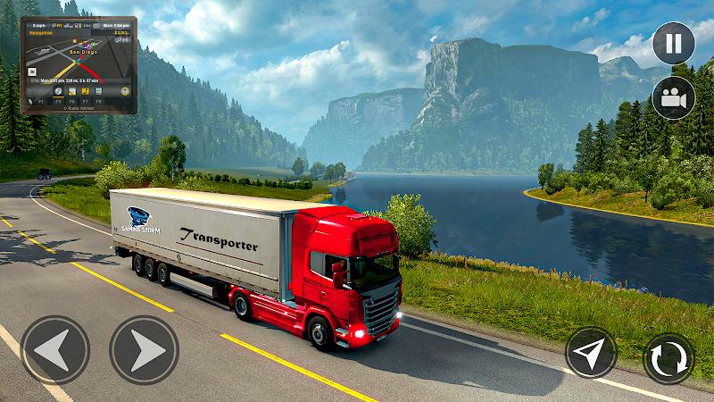 American Truck Driving Games 스크린샷 3