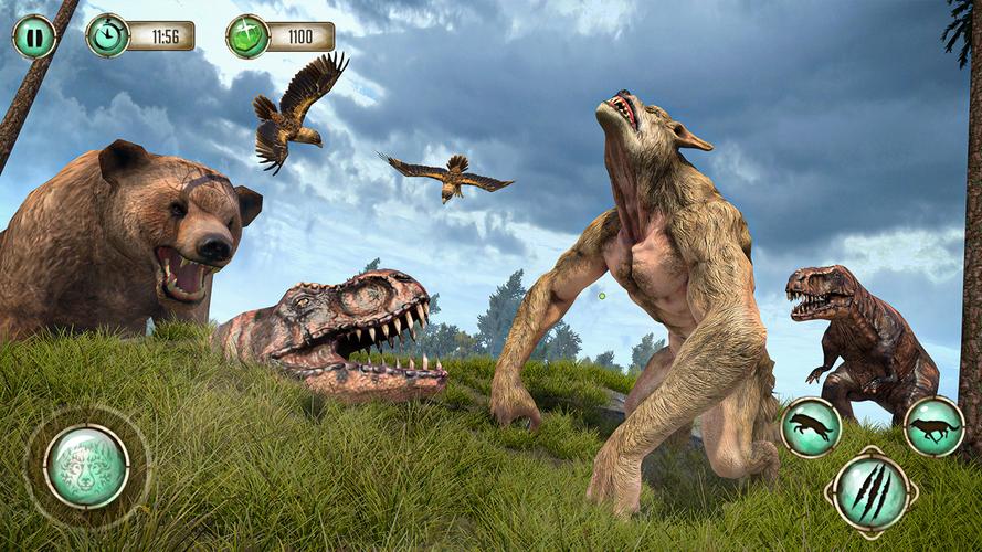 Forest Wild Werewolf Hunting Captura de pantalla 2