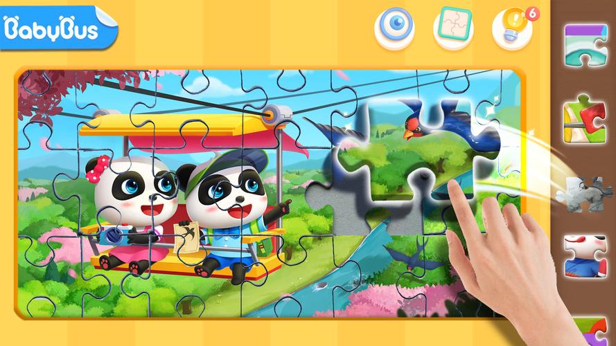 ベビーパンダのパズルゲーム-BabyBus スクリーンショット 0