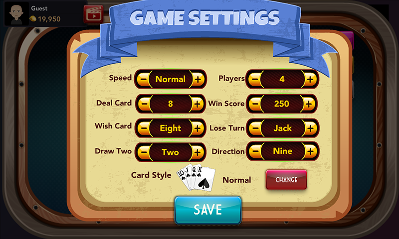 Schermata Offline Crazy Eights - Free Card Game 1