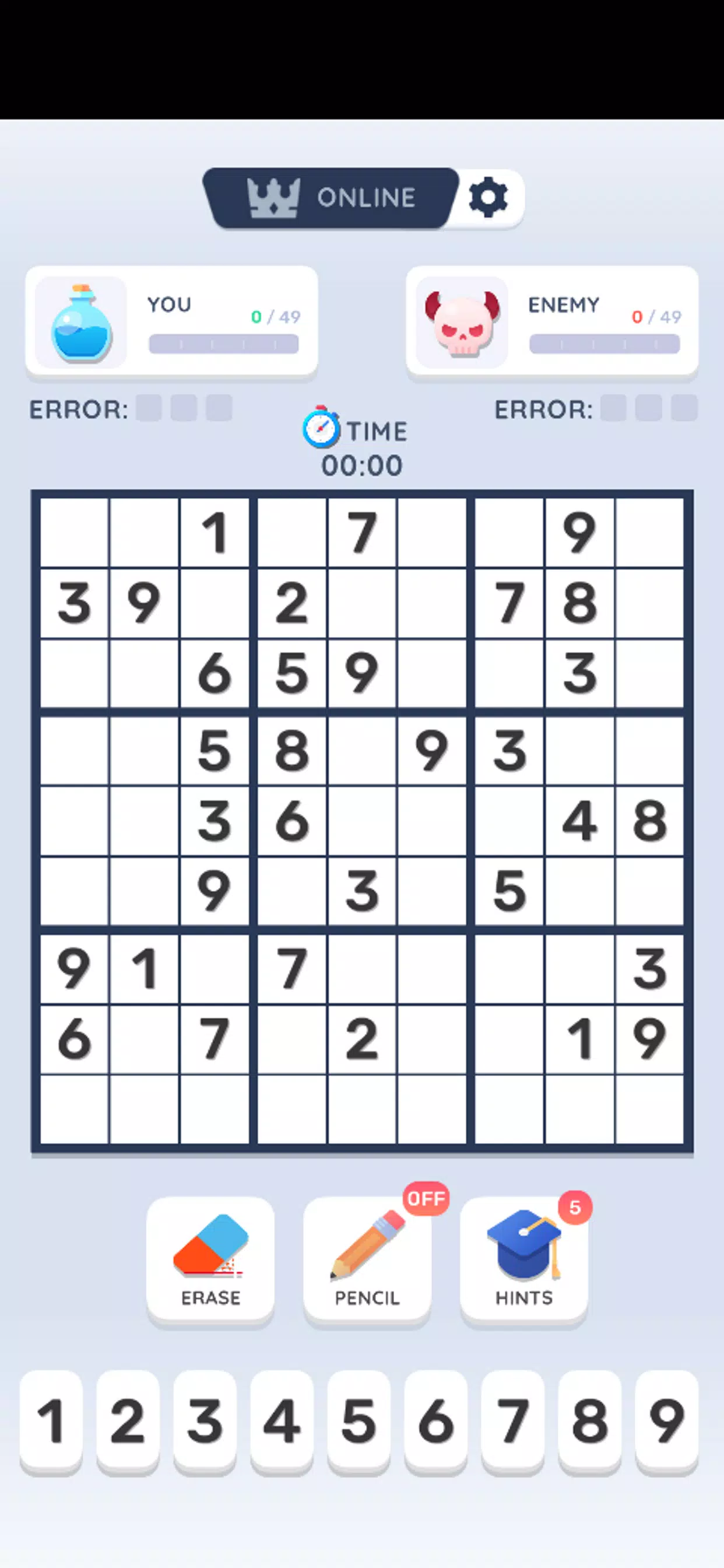 Sudoku Online Capture d'écran 2