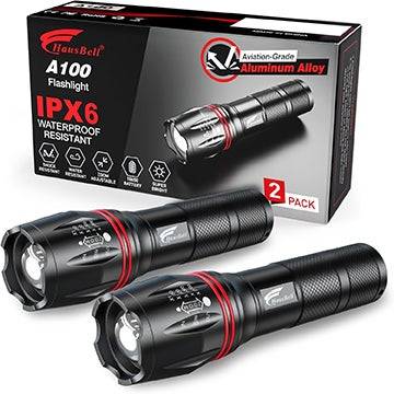 2-pack Hausbell A100 LED EDC-zaklampen