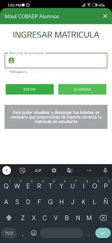 Móvil COBAEP Alumnos Zrzut ekranu 0