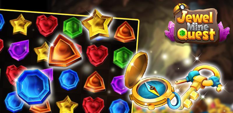 Jewel Mine Quest: Match-3应用截图第1张